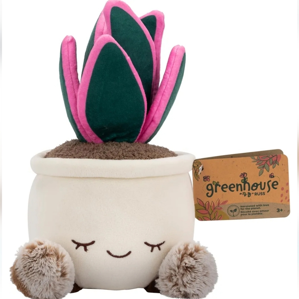 Greenhouse by Russ Oyster Plant Plush 12" Plushie NEW WITH TAGS